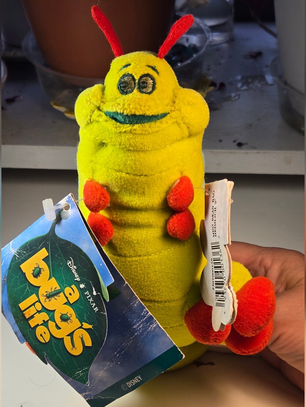 A Bug's Life 'Heimlich' Caterpillar Mini Bean Bag Plush
